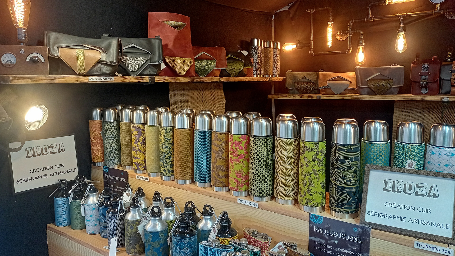 cette image represente une vue d'ensemble du stand d'ikoza