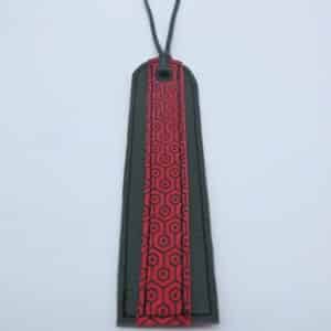 Marque pages vert et rouge